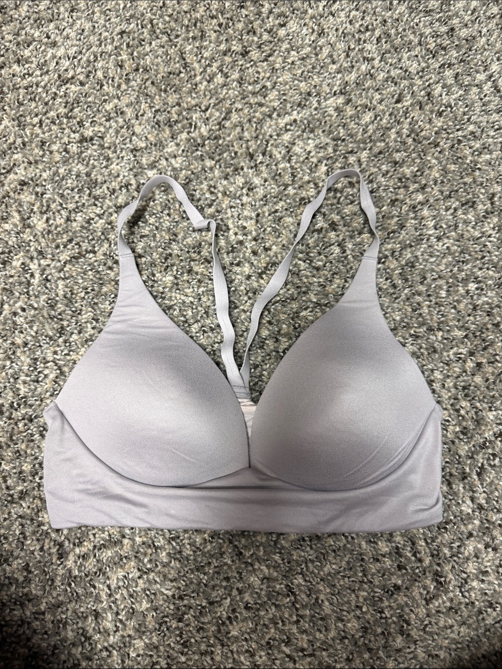 Victoria's Secret Light Gray Padded Wireless Bralette